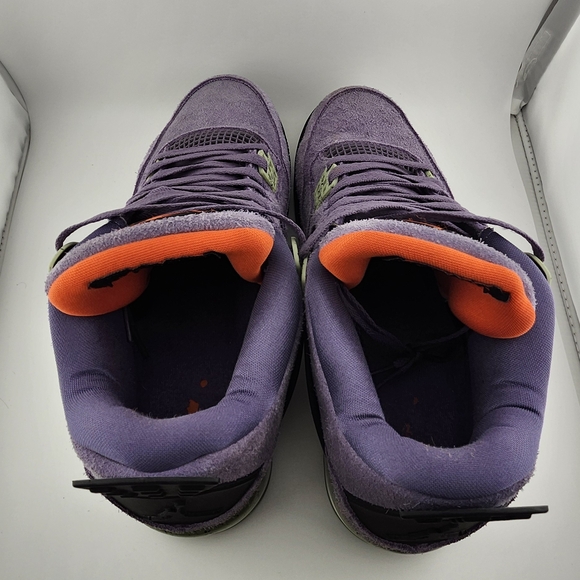 Jordan Athletic Shoes in Purple and Green - Picture 7 of 16